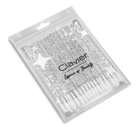 Aplikatory do błyszczyka - brokat czarny, 50szt.