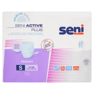Majtki chłonne Seni Active Plus zakładane jak bielizna 10szt S