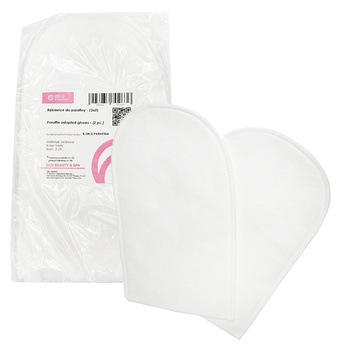 Rękawice do parafiny włókninowe rękawiczki parafinowe białe 1 para (2szt)