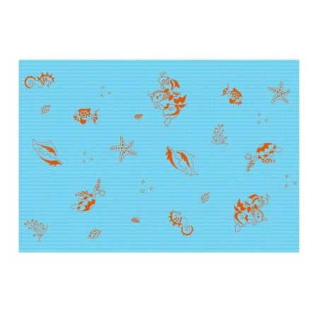 Podkład dla dzieci 33cm x 48cm niebieski podfoliowany 54g Its4kids 480szt