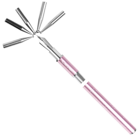 Stylograf - piórko do zdobienia paznokci - Róż