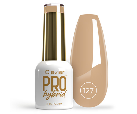 Lakier Hybrydowy PRO Hybrid gold do Paznokci nr 127