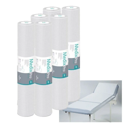 Podkład higieniczny na rolce 70cm x 50cm biały podfoliowany 54g MedixPro 480szt