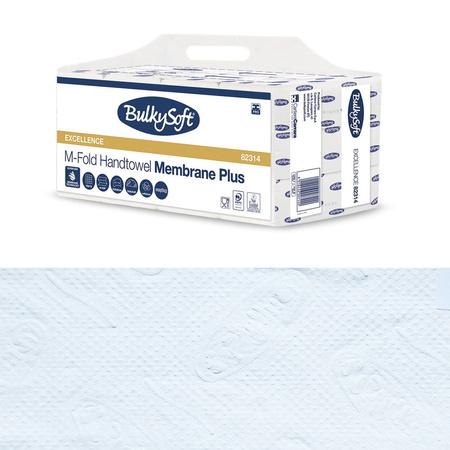 Duży ręcznik papierowy w listkach 21,5x32cm składany typu M-FOLD 1440szt biały 3 warstwy