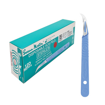Skalpel chirurgiczny 12D sterylny 10szt stal nierdzewna Swann-Morton