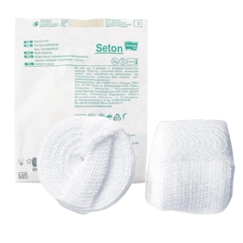 Setony jałowe z gazy 17 nitkowe , blister 1m x 1cm