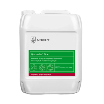 Koncentrat do mycia i dezynfekcji powierzchni nieinwazyjnych wyrobów medycznych Quatrodes One 5l
