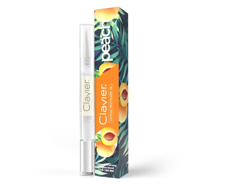 Odżywka / Oliwka Peach do Regeneracji Skórek oraz Paznokci - Manicure Clavier