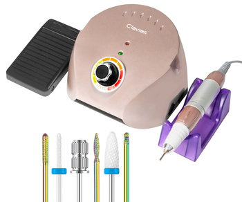 Frezarka do Paznokci Clavier - FX 600 - 65W - Rose Gold