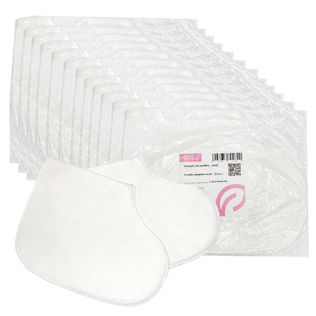 Skarpety do parafiny włókninowe skarpetki parafinowe białe 20 par (40szt)