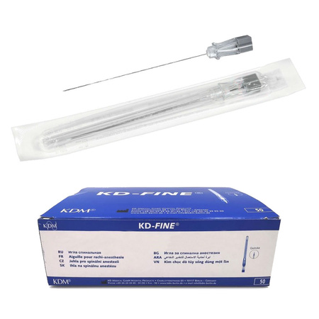 Igły do punkcji lędźwiowej 88mm x 0,4mm 27G KDM KD-Fine Spinal 50szt