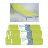 Podkład higieniczny na rolce 60cm x 50cm limonkowy podfoliowany 54g MedixPro 480szt