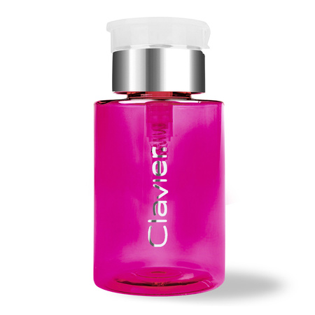 Dozownik z Pompką Clavier, na płyny, cleaner, aceton -różowy 180 ml - 1 szt.