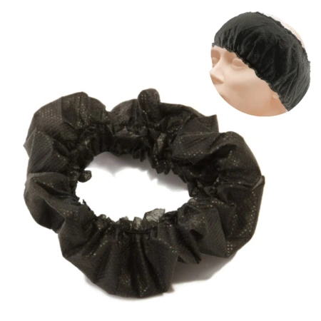 Opaska kosmetyczna do włosów czarna 10szt