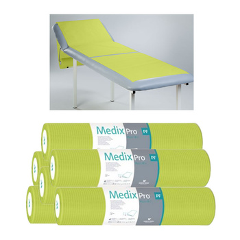 Podkład higieniczny na rolce 50cm x 80cm limonkowy podfoliowany 54g MedixPro 300szt