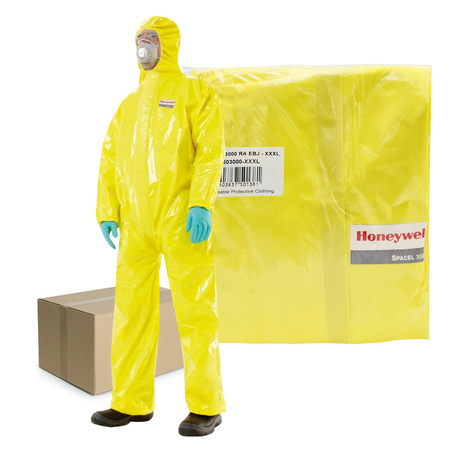 Kombinezon przeciwchemiczny XXXL Honeywell Spacel 3000 RA / EBJ typ 3 4 5 6 25szt