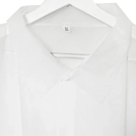 Fartuch jednorazowy biały XL na napy (flizelina 22g) 100szt