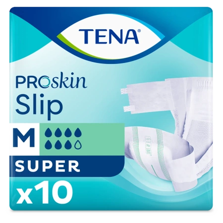Pieluchomajtki TENA Slip ProSkin Plus M 10 sztuk