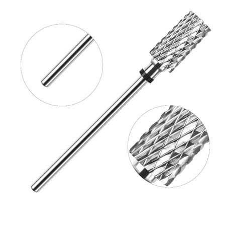 Frez Karbidowy z Węglika Spiekanego, walec 3/32 Large Barrel Long(XC)-czarny (bardzo mocny)