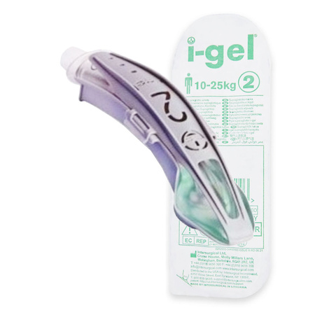Maska krtaniowa I gel rozmiar 2 dla małego dziecka maska oddechowa intubacyjna żelowa I-gel 1 szt