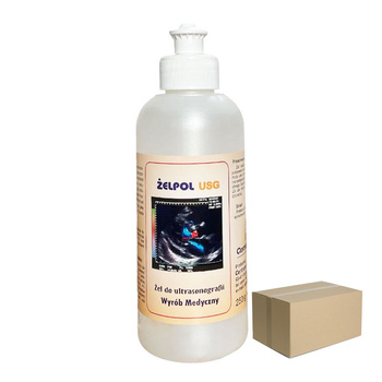 Żel do USG Żelpol bezbarwny 250ml 40szt