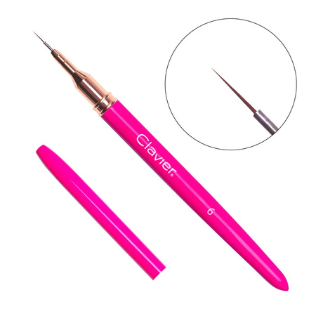 Pędzelek do zdobień MAGENTA Clavier,6mm - nr.01