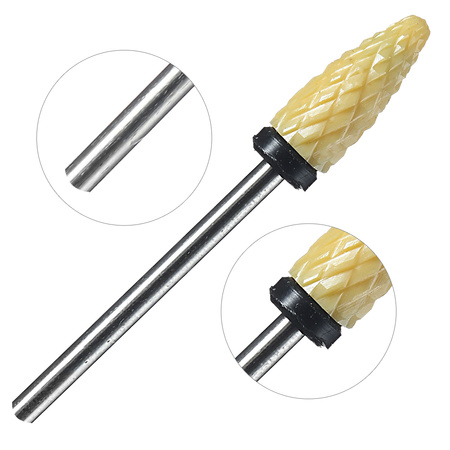 Frez żółty ceramiczny LONG BULLET XC bardzo mocny (czarny)