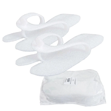 Klapki japonki jednorazowe spa z pianki białe 10par