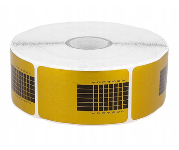 Formy szablony do przedłużania paznokci - 100 szt. Wąski