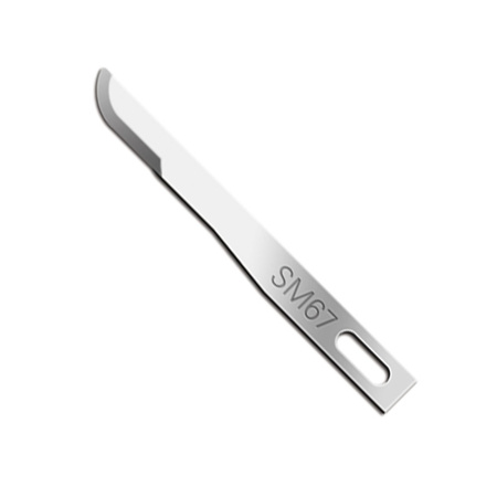 Ostrze mikrochirurgiczne SM67 sterylne 25szt stal nierdzewna Swann-Morton