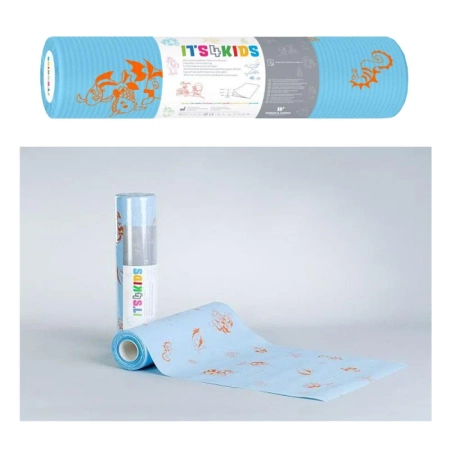 Podkład dla dzieci na rolce 33cm x 50cm niebieski podfoliowany 54g Its4kids 600szt