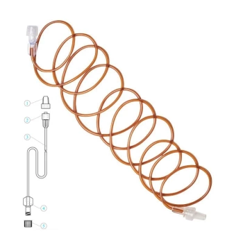 Przedłużacz do pomp infuzyjnych 200cm bursztynowy do leków światłoczułych Margomed 1szt