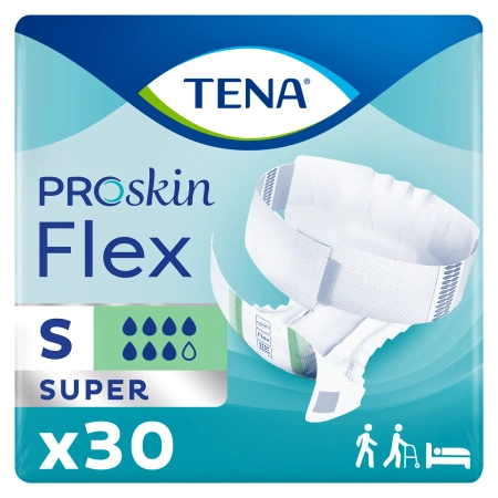 Pieluchomajtki TENA Flex ProSkin Super S 30 szt
