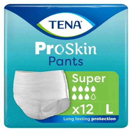 Majtki chłonne TENA Pants ProSkin Super L 12 szt