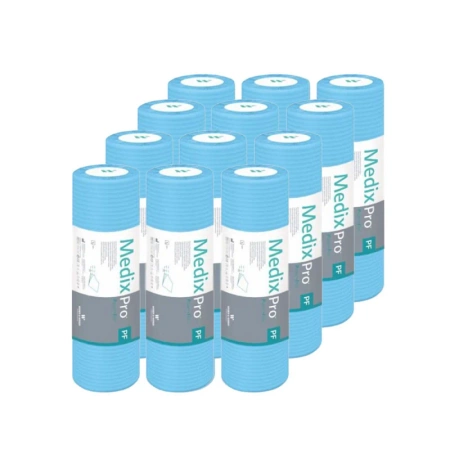 Podkład higieniczny na rolce 33cm x 50cm niebieski podfoliowany 54g MedixPro 600szt