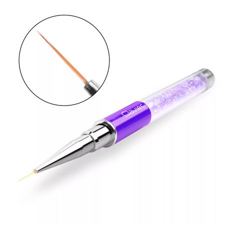 Pędzelek do zdobień Clavier 9mm- różowy