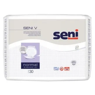 Seni V, wkłady chłonne do pieluchomajtek, 32 x 62,5 cm, Normal, 30 sztuk
