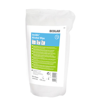 Alkoholowe chusteczki do szybkiej dezynfekcji powierzchni Incidin Alcohol Wipe 90 szt wkład