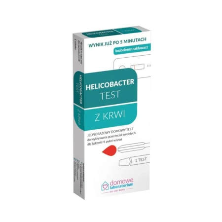 Helicobakter test - domowy test na antyciała bakterii Helicobacter Pylori z krwi 1 szt