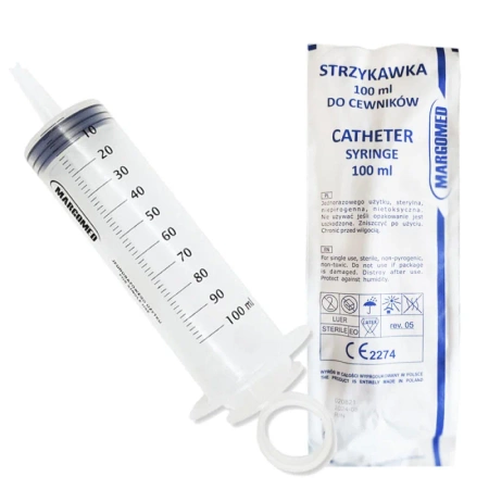 Strzykawka cewnikowa 100ml Margomed 45szt