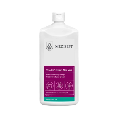 Krem do rąk z aloesem 500ml Velodes Cream Aloe Vera 30szt