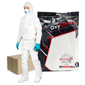 Kombinezon ochronny malarski biały XXXL OxyChem C110 typ 5 6 50szt