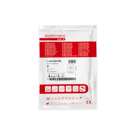 Elektrody do holtera EKG EK-S 60 PSG pianka żel stały 55mm x 40mm 50szt