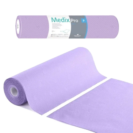 Podkład higieniczny na rolce 60cm x 50cm fioletowy 36g MedixPro 600szt