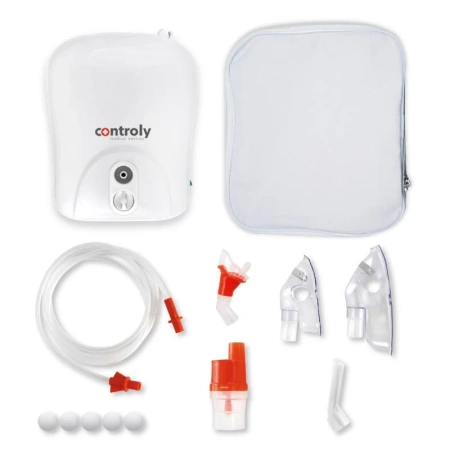 Nebulizator inhalator pneumatyczny compact dla dorosłych, dzieci i niemowląt