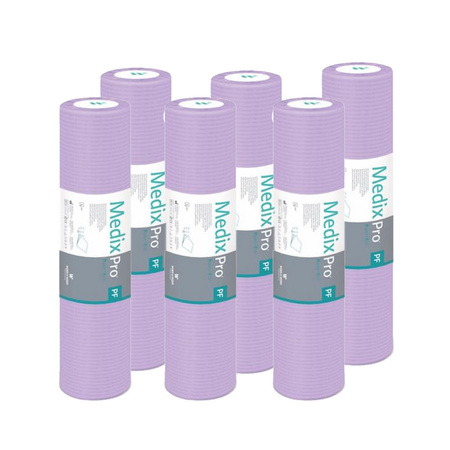 Podkład higieniczny na rolce 50cm x 50cm fioletowy podfoliowany 54g MedixPro 480szt