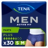 Tena Men Active Fit Pants, majtki chłonne, rozmiar S/M, 75-105 cm, Plus, 30 sztuk