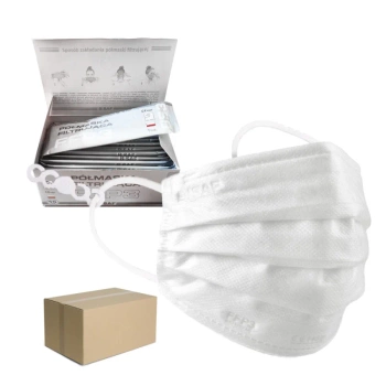 BISAF Półmaska Filtrująca BS3 FFP3 NR biały - wielopak 240szt