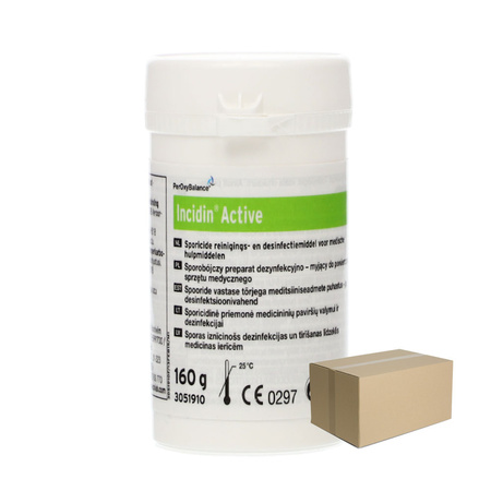 Koncentrat sporobójczy do mycia i dezynfekcji powierzchni Incidin Active 160g 24op