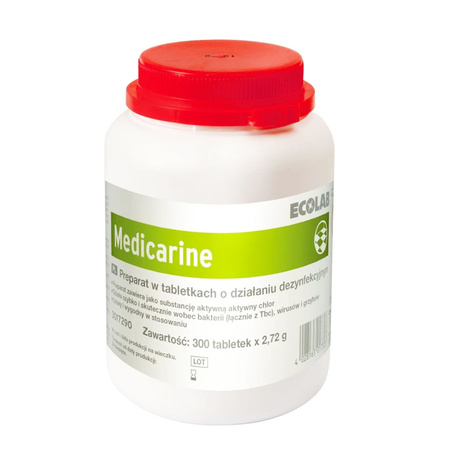 Tabletki do dezynfekcji powierzchni Medicarine 300 tabletek